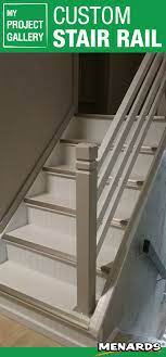 A Custom Made Stair Rail Brought This Staircase New Life Take A Look At The Before And After On Myprojectgallery Stairs Stair Railing Home Projects