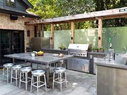 Top 60 Best Outdoor Kitchen Ideas Chef Inspired Backyard Designs Modern Outdoor Kitchen Outdoor Kitchen Island Backyard Kitchen