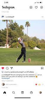 Hudson Murray Golf Uskidsgolf Chose This Pic For Their Instagram Post Facebook