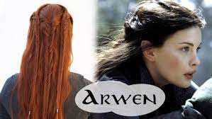 Catching Up On Some More Middle Earth Braid Style With This One It 39 S Hard To Tell What 39 S Really Going On In Arw Hair Styles Elf Hair Elvish Hairstyles