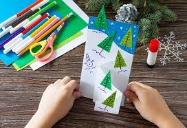 All our cards come in premium paper with gorgeous finishes, plus a 100% satisfaction guarantee. 15 Easy To Make Christmas Card Ideas For Kids Firstcry Parenting