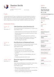 How to choose the best resume format, resume examples and templates for chronological, functional, and combination resumes, and writing tips and ats resume test: Guide Electrician Resume Samples 12 Examples Pdf Word 2020