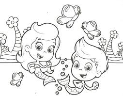 Bubble Guppies Para Colorear