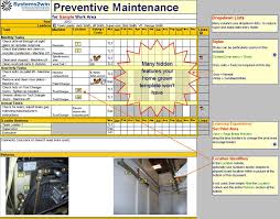 Use form controls to gather data, then excel forms, or userforms, can be used to collect information from a user, validate it, then enter that. Maintenance Schedule Template Preventive Maintenance Checklist