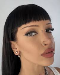 STRIKETHROUGH BARBELL EARRING