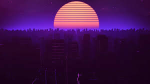 Blue and pink neon gate loop motion background. Neon City Outrun Synthwave Animation Loop 2 Creative Commons Youtube