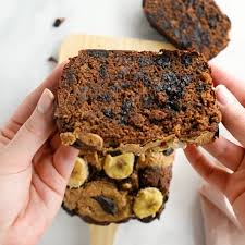 Double Chocolate Banana Bread The Toasted Pine Nut Chocolate Banana Bread Healthy Sweet Snacks Chocolate Banana