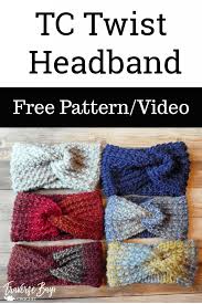 Crochet stitches for beginners, basic crochet stitches, crochet basics, beginner crochet projects, crochet videos. Tc Twist Crochet Headband Traversebaycrochet Com