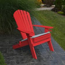 A L Furniture Adirondack Chair With Cup Holder Recycled Plastic Adirondack Chairs Plastic Adirondack Chairs Folding Adirondack Chairs