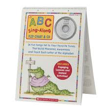 scholastic teaching resources abc sing along flip chart cd