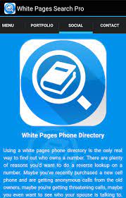 Just download the apk file from google, . White Pages Search Pro For Android Apk Download
