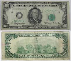 The purpose of the star note is to maintain the correct count of. 1950 E 100 Star Note One Hundred Dollar Bill Fine 137774275