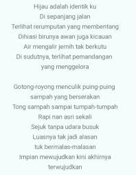 Kebaikan amalan gotong royong dalam meniti kehidupan yang bertunjangkan nawaitu materialistik dan individualistik marcapada ini, kita seyogianya memahami maksud amalan bergotong royong. Puisi Gotong Royong Cara Golden