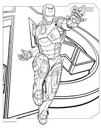 Avenger merupakan kelompok superhero yang bersatu melawan musuh dari planet lain yaitu loki, avenger sendiri terdiri dari ironman, captain america, hulk, thor dll. Iron Man Coloring Pages For Boys