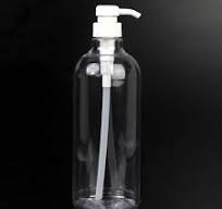 Empty 32 oz (1000 ml) Clear PET bottle with white pump for liquid, gel or  lotion - good for hand sanitizer