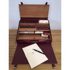 Check out our travel writing desk selection for the very best in unique or custom, handmade pieces from our desks shops. Pineider 1949 Travel Writing Desk Set Stationery Pens