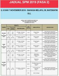 Spm 2021 timetable archives excel education study abroad overseas education consultant. Jadual Peperiksaan Spm 2019 Denaihati