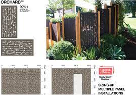 Screens Privacy Screen Outdoor Fence Decor Timber Screens