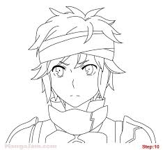 How To Draw Bell Cranel From Danmachi Mangajam Com Bell Cranel Art Drawings Sketches Simple Anime Lineart