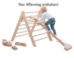 Sprossenbaum Affensteg Fur Kletterdreieck Klapperspecht Kletterdreieck Kinder Schaukel Klettern