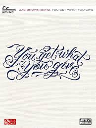 Amazon.com: Zac Brown Band - You Get What You Give: EZ Guitar with Riffs  (Easy Guitar with Riffs): 9781603783163: Brown, Zac Band: Books