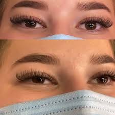 Hybrid lashes are a mixture of a...