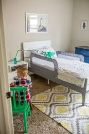 Tips for creating a fun & functional place for kids to play, no matter the room size. Boys Bedroom Ideas Toddler Boy Bedroom Reveal
