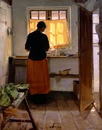 Das Maedchen In Der Kueche Anna Ancher Painting Art Painting Art