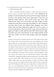 Mengenal latar belakang terbentuknya kawasan perdagangan bebas. Pdf Hubungan International Apec Pdf Moh Ahyar Rosydi Academia Edu