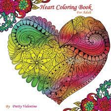 Coloring adult heart zen anti stress to print. Heart Coloring Book For Adult Gorgeous Heart Designs Valentine Coloring Book For Adults 100 Pages Volume 1 Pretty Valentine 9781984209252 Amazon Com Books
