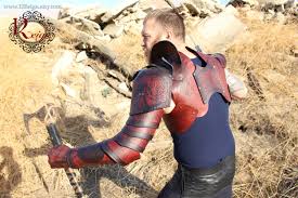 $152.57 ($152.57 / count) available at a lower price from other sellers that may not offer free prime shipping. Leather Chest Armor Bloodletter Battle Ready Pauldron Chest Armor With Integrated Arm Plates And Hand Guard