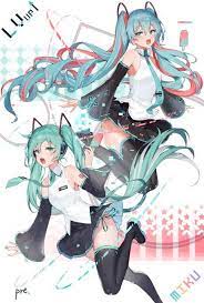 level up hatsune hatsune miku cute anime character