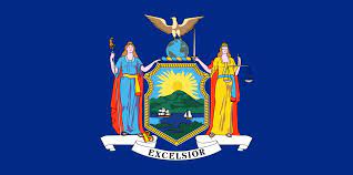 Flag of new york coloring page from new york category. Free Printable New York State Flag Color Book Pages 8 X 11