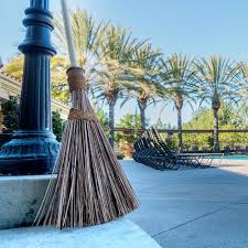 Ultimate Colored Coconut Garden Broom Ultimate Innovations Outdoor Broom Broom Outdoor