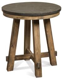Homecho console table with drawers, tall entryway table with storage, narrow sofa hallway table for bedroom living room, metal frame, dark brown 4.6 out of 5 stars 395 $115.99 $ 115. Riverside Furniture Weatherford 16511 12 Round End Table Dunk Bright Furniture End Table