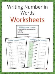 Read and circle the correct numbers. Writing Numbers In Words Worksheets Numerals Number Words