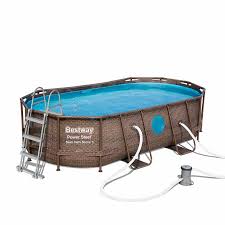 Swimming Pool With Wicker Effect Structure Idfdesign