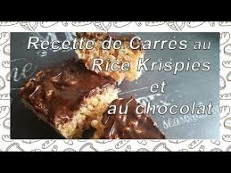Recette Du Quebec Carres De Rice Krispies Au Chocolat Youtube En 2020 Recettes Du Quebec Rice Krispies Recette