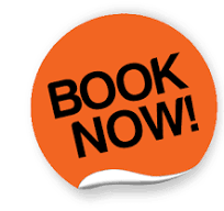 Orange Book Now Sticker transparent PNG - StickPNG
