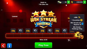 Sign in with your miniclip or facebook account to challenge them to a pool game. Anyone Notice How The Rewards For The Win Streak Challenges Became Lesser Than Before Used To Have A 200k Reward At The End Of Your Win Streak Now It S Just Less Than