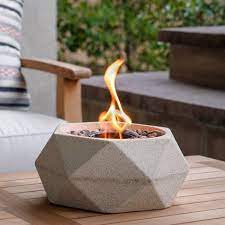 Whether you're looking to sit around and have a drink outside or roast some marshmallows, gas fires are definitely a great option when it comes to doing just that. Geo Table Top Outdoor Fire Bowl Natural Terra Flame Target