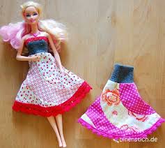 Stellen sie tolle röcke, kleider, schuhe und ander. Kleid Fur Barbie Nahen Mit Waschspitze Bommelband Und Spitze Binenstich D Pin858 Barbie Kleider Kleidchen Bommel Machen