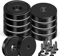 Strong Magnets Heavy Duty, 150LB Neodymium Cup Magnets with ...