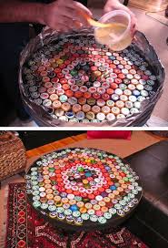 Diy Table Beer Cap Crafts Bottle Cap Table Bottle Cap Crafts