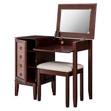 Side Storage Vanity Set Espresso Linon Bedroom Vanity Set Vanity Set Bedroom Vanity