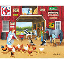 The ice cream truck has pulled up next to the beach, ready to serve custom. Hay For Sale 1000 Piece Jigsaw Puzzle Spilsbury