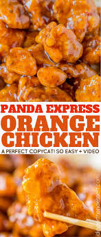 Panda Express Orange Chicken With Tender Chicken Thighs Fried Crisp And Tossed In A Magical Perfect Copycat Sauc Trending Recipes Orange Chicken Recipe Recipes