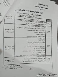 توزيع منهج الرياضيات لرابعة ابتدائي الفصل الدراسي الأول 2021 Person Personalized Items Online