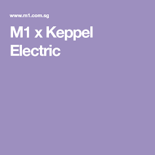 M1 X Keppel Electric Electricity Electricity Consumption Electrical Plan