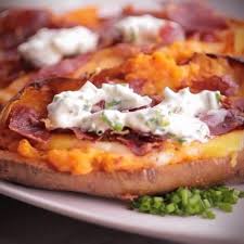 Recette Patates Douces Roties Au Four En Video Recette Recette Patate Recette Patate Douce Patate Douce Au Four